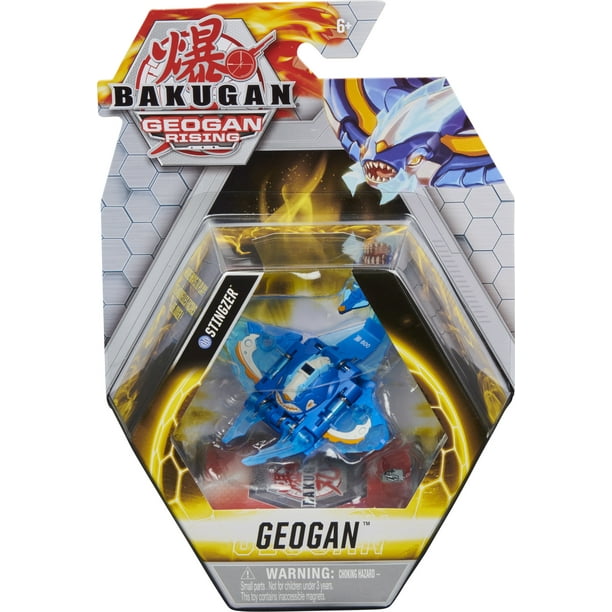 Geogan Rising Collectible Action Figure and Trading Cards Bakugan Geogan Stingzer
